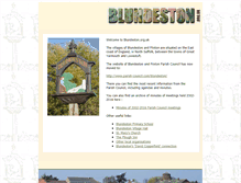 Tablet Screenshot of blundeston.org.uk